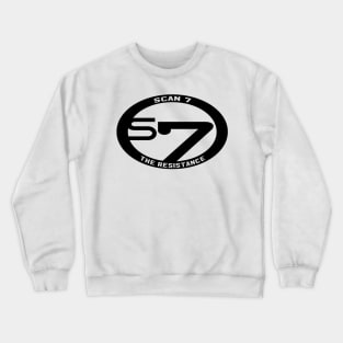 Logo Scan 7 - The Resistance - black Crewneck Sweatshirt